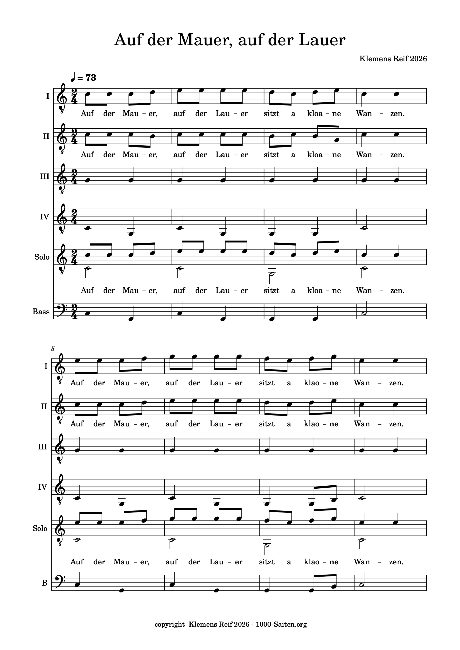 Auf der Mauer - GTR Orchester